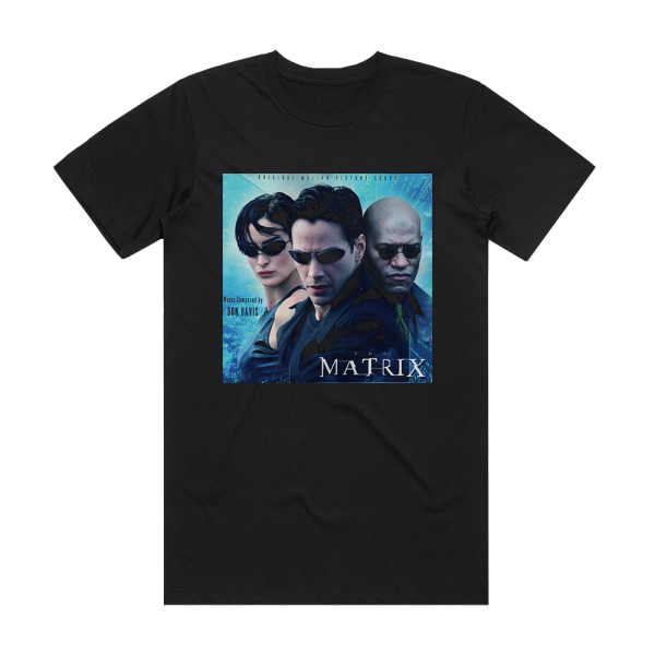 Don Davis The Matrix 1 Album Cover T-Shirt Black