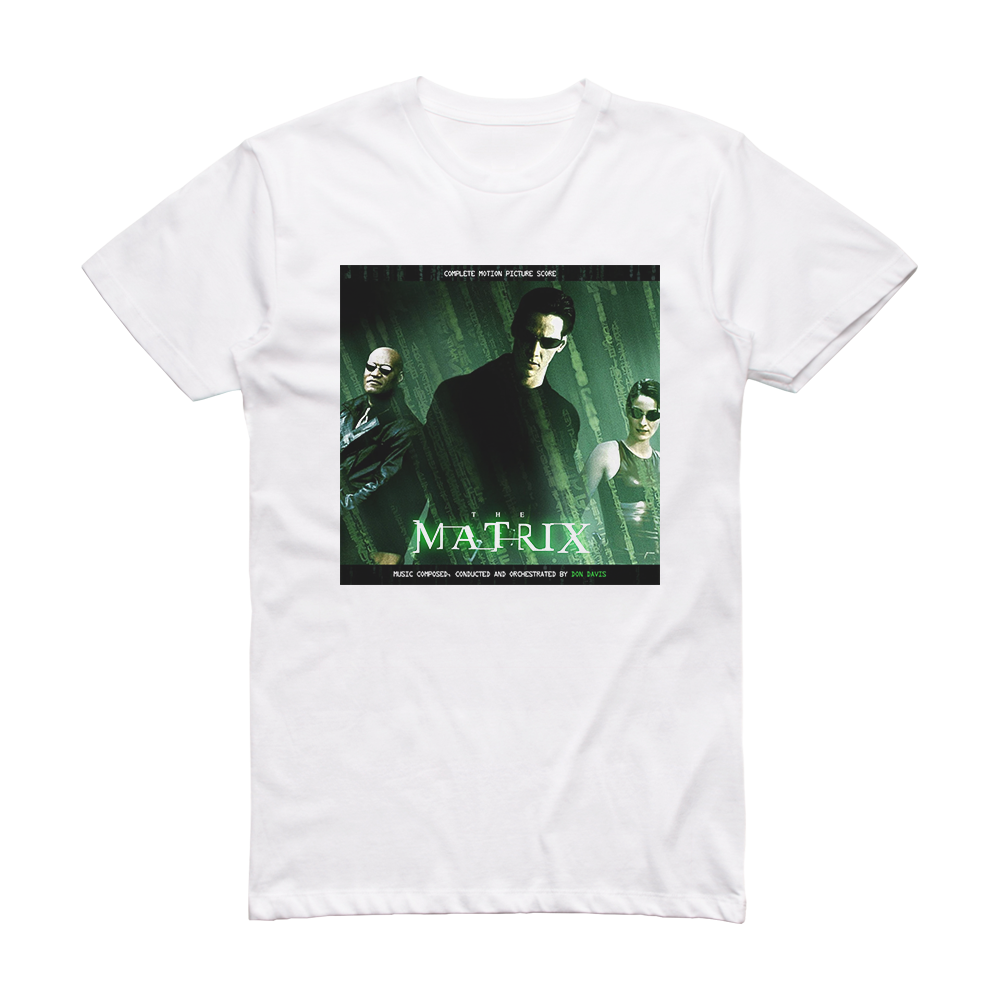 Don Davis The Matrix 2 Album Cover T-Shirt White