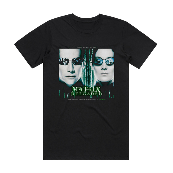 Don Davis The Matrix Reloaded The Complete Score Album Cover T-Shirt Black