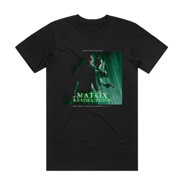 Don Davis The Matrix Revolutions 1 Album Cover T-Shirt Black