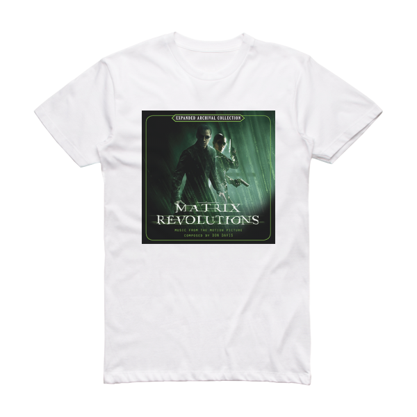 Don Davis The Matrix Revolutions 2 Album Cover T-Shirt White