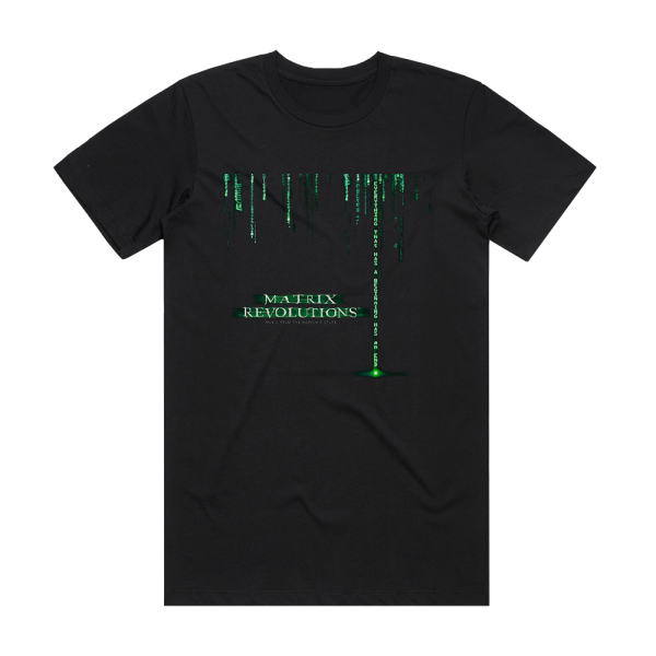 Don Davis The Matrix Revolutions 3 Album Cover T-Shirt Black