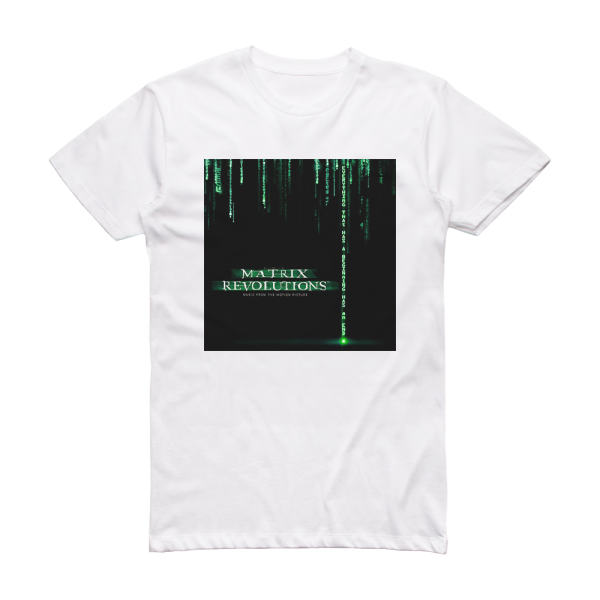 Don Davis The Matrix Revolutions 3 Album Cover T-Shirt White