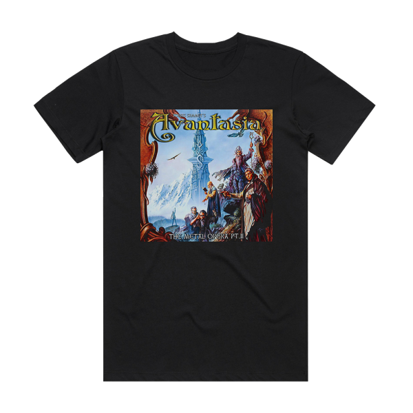 Avantasia The Metal Opera Part Ii Album Cover T-Shirt Black