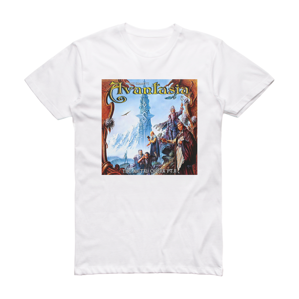 Avantasia The Metal Opera Part Ii Album Cover T-Shirt White