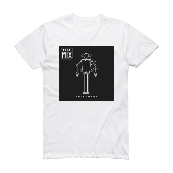 Kraftwerk The Mix 1 Album Cover T-Shirt White