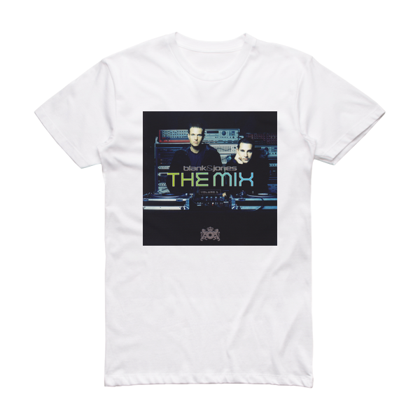 Blank and Jones The Mix Volume 1 Album Cover T-Shirt White