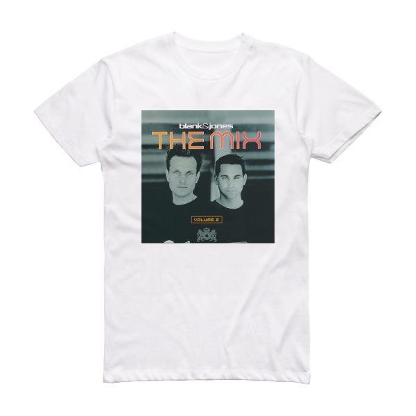 Blank and Jones The Mix Volume 2 Album Cover T-Shirt White