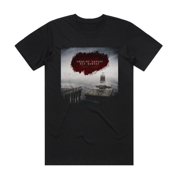 Framing Hanley The Moment Album Cover T-Shirt Black