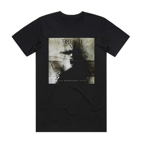 Breach the Void The Monochromatic Era Album Cover T-Shirt Black