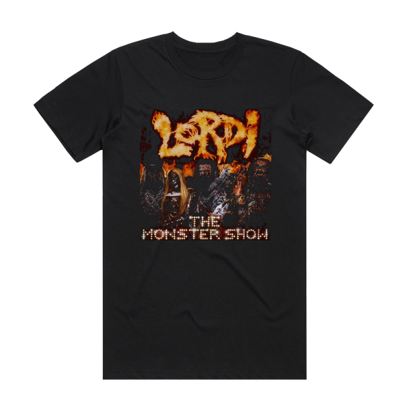 Lordi The Monster Show Album Cover T-Shirt Black