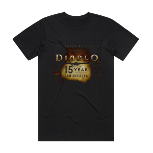 Matt Uelmen The Music Of Diablo 1996 2011 Diablo 15 Year Anniversary Album Cover T-Shirt Black