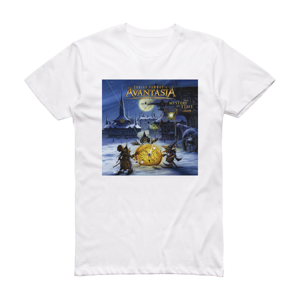 Avantasia The Mystery Of Time Album Cover T-Shirt White