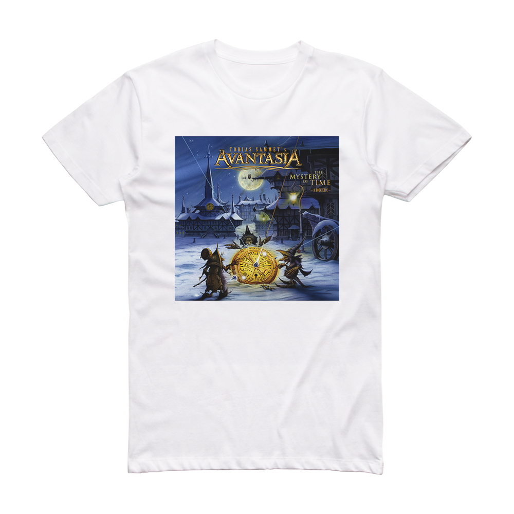 Avantasia The Mystery Of Time Album Cover T-Shirt White