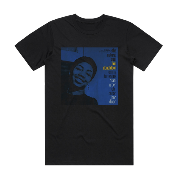 Lou Donaldson The Natural Soul Album Cover T-Shirt Black