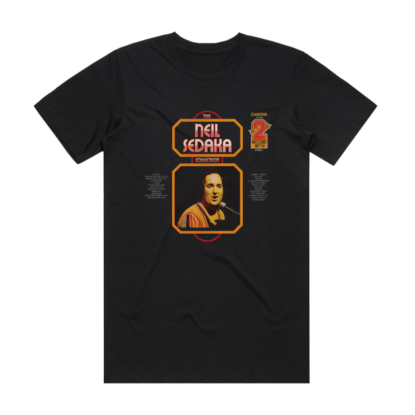 Neil Sedaka The Neil Sedaka Collection Album Cover T-Shirt Black
