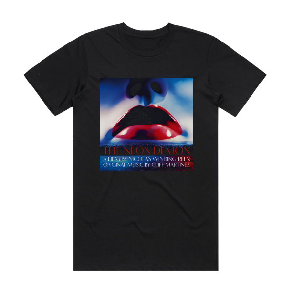 Cliff Martinez The Neon Demon Original Motion Picture Soundtrack Album Cover T-Shirt Black