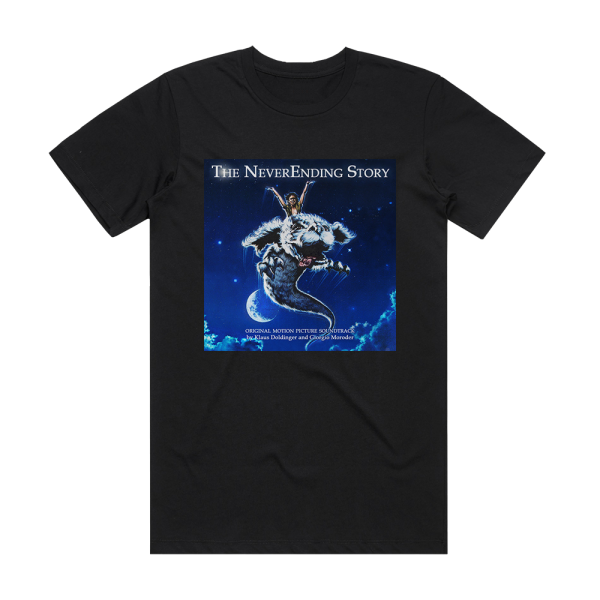 Giorgio Moroder The Neverending Story Album Cover T-Shirt Black