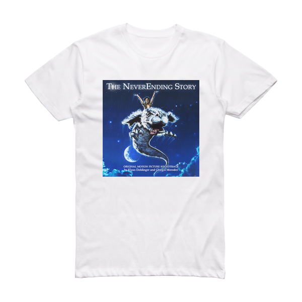 Giorgio Moroder The Neverending Story Album Cover T-Shirt White