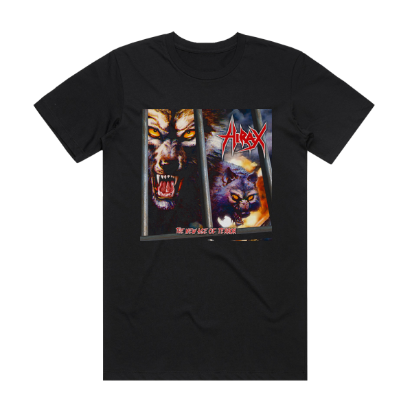 Hirax The New Age Of Terror Album Cover T-Shirt Black