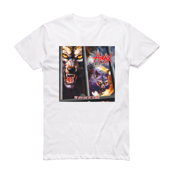 Hirax The New Age Of Terror Album Cover T-Shirt White