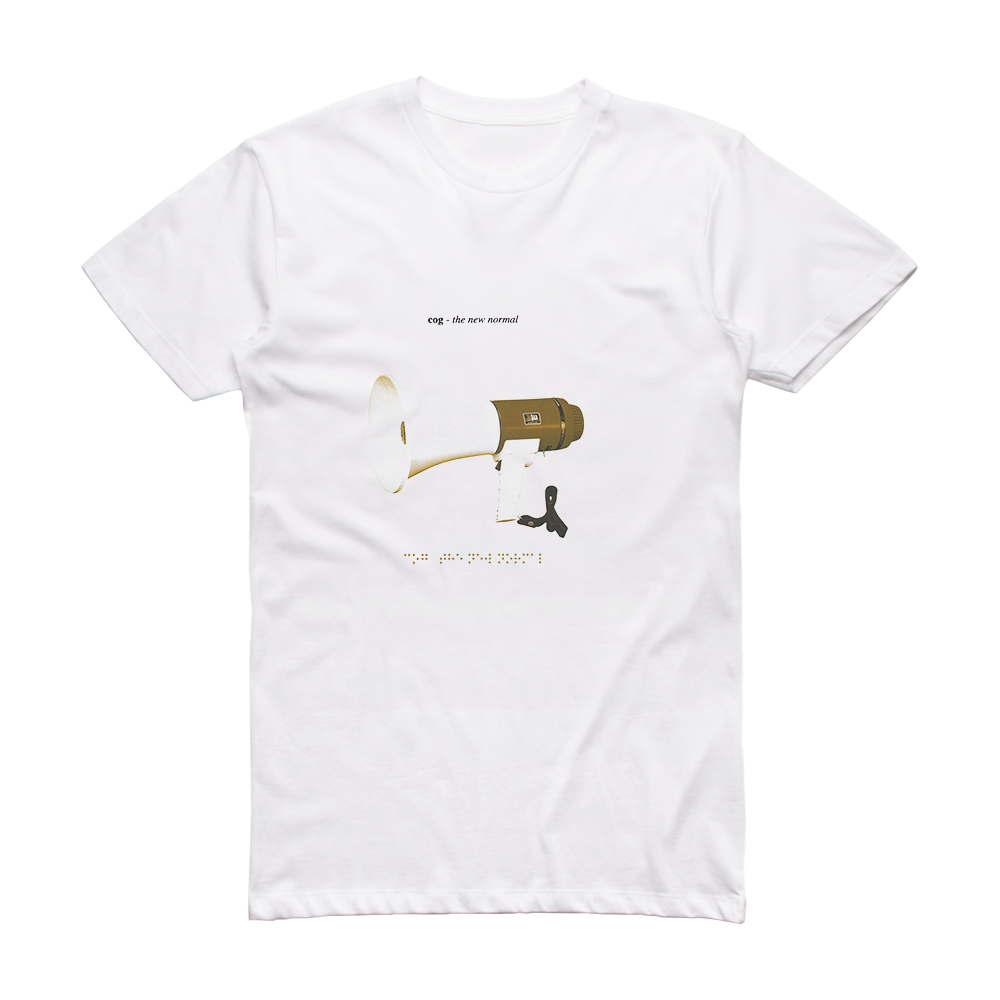 Cog The New Normal Album Cover T-Shirt White
