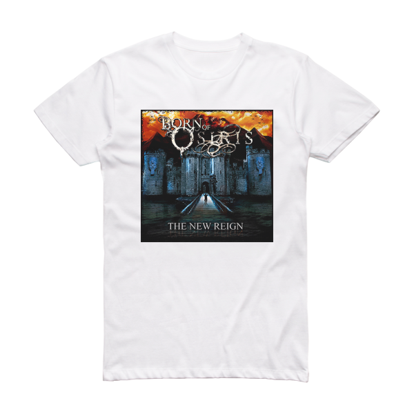 Born of Osiris The New Reign Album Cover T-Shirt White