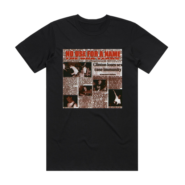 No Use for a Name The Nra Years Album Cover T-Shirt Black