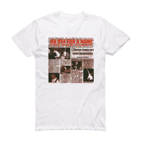 No Use for a Name The Nra Years Album Cover T-Shirt White