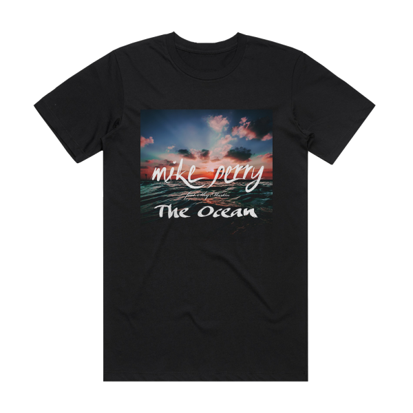 Mike Perry The Ocean Album Cover T-Shirt Black