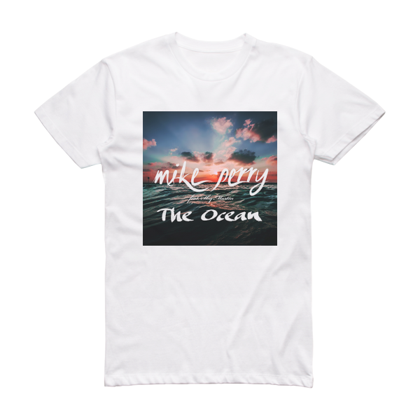 Mike Perry The Ocean Album Cover T-Shirt White