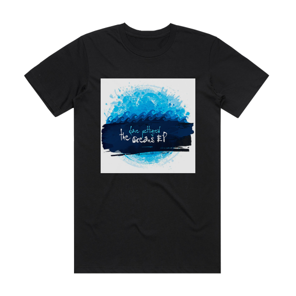 Dave Pettigrew The Oceans Album Cover T-Shirt Black