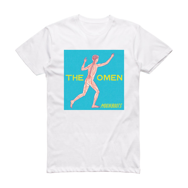Moonboots The Omen Album Cover T-Shirt White