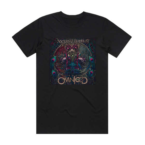 NOCTURNAL BLOODLUST The Omnigod Album Cover T-Shirt Black