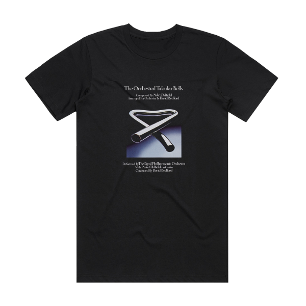 Mike Oldfield The Orchestral Tubular Bells Album Cover T-Shirt Black