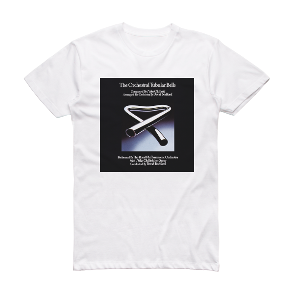 Mike Oldfield The Orchestral Tubular Bells Album Cover T-Shirt White