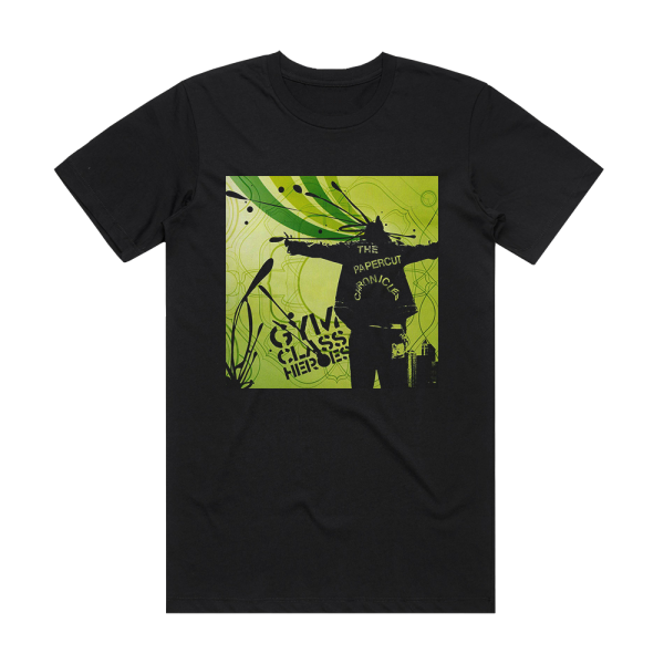 Gym Class Heroes The Papercut Chronicles Album Cover T-Shirt Black