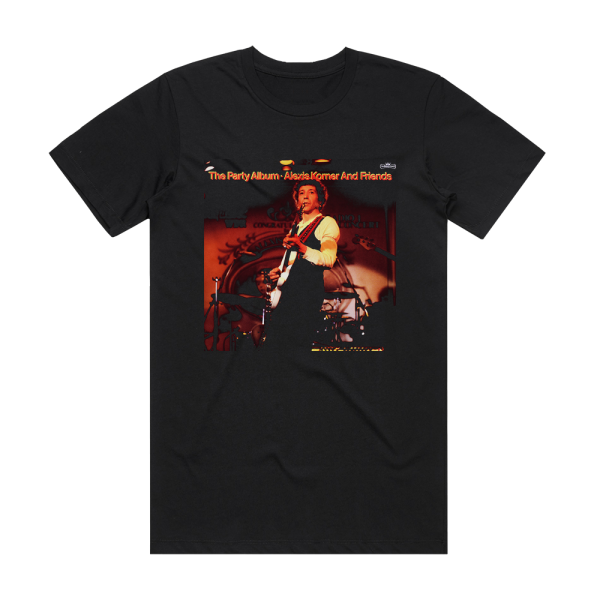 Alexis Korner and Friends The Party Album Album Cover T-Shirt Black