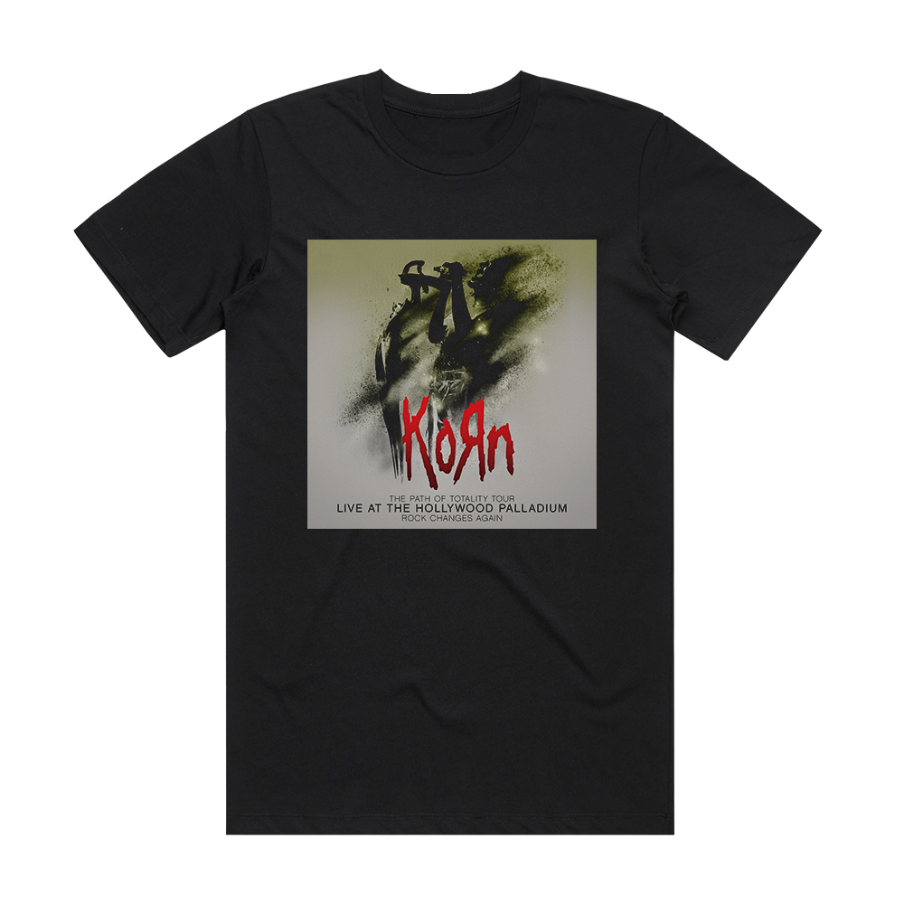 Korn The Path Of Totality Tour Live At The Hollywood Palladium Album Cover  T-Shirt Black
