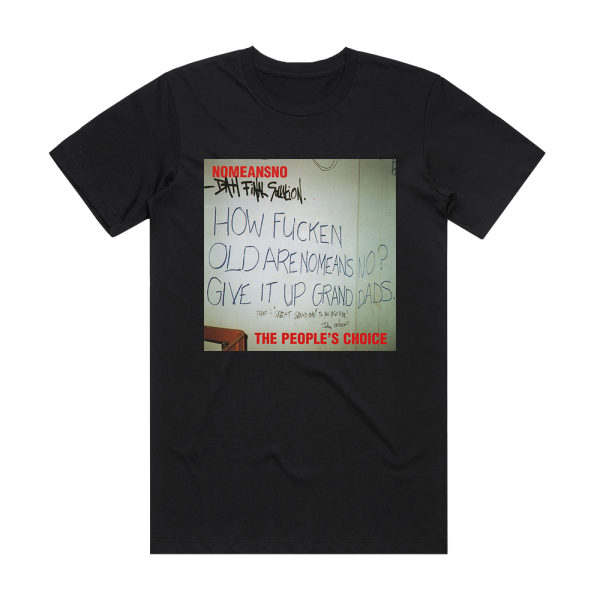 NoMeansNo The Peoples Choice Album Cover T-Shirt Black