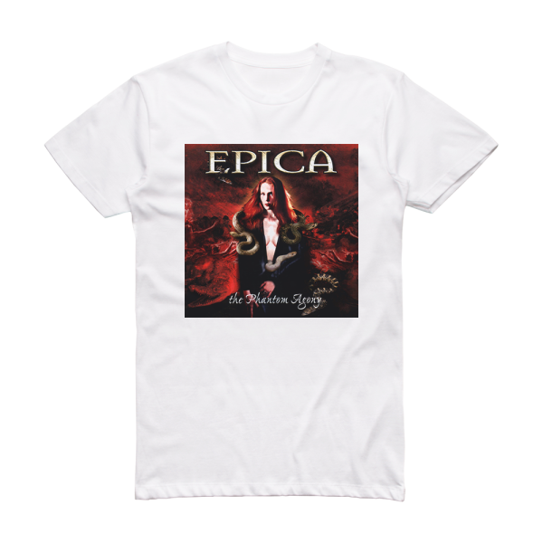 Epica The Phantom Agony 1 Album Cover T-Shirt White