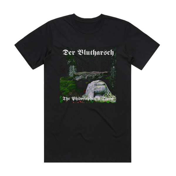 Der Blutharsch The Philosophers Stone Album Cover T-Shirt Black