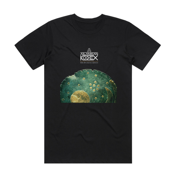 Atlantean Kodex The Pnakotic Demos Album Cover T-Shirt Black