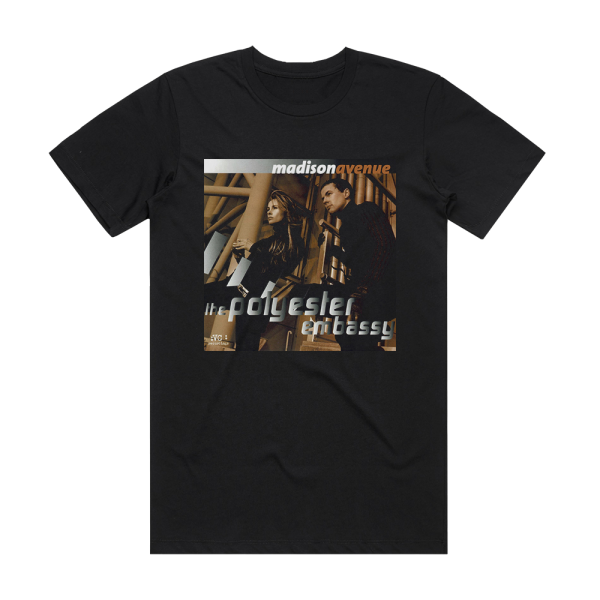 Madison Avenue The Polyester Embassy Album Cover T-Shirt Black