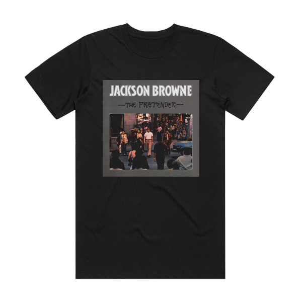 Jackson Browne The Pretender Album Cover T-Shirt Black