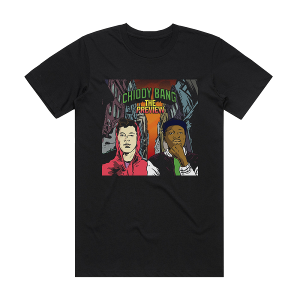 Chiddy Bang The Preview Album Cover T-Shirt Black