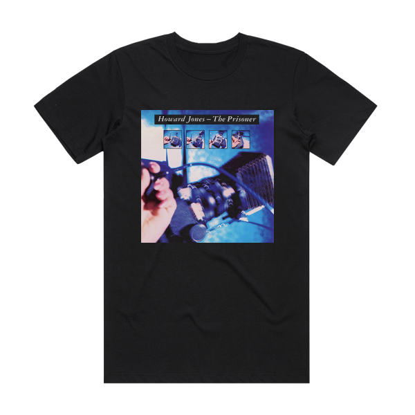 Howard Jones The Prisoner Album Cover T-Shirt Black