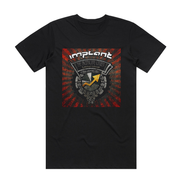 Implant The Productive Citizen 2 Album Cover T-Shirt Black