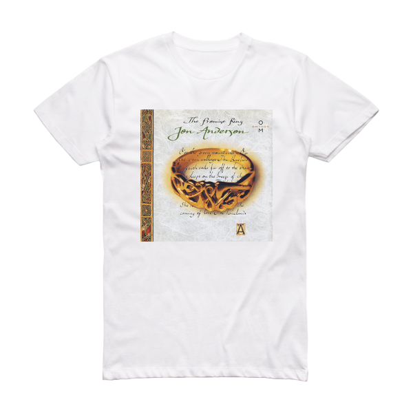 Jon Anderson The Promise Ring Album Cover T-Shirt White