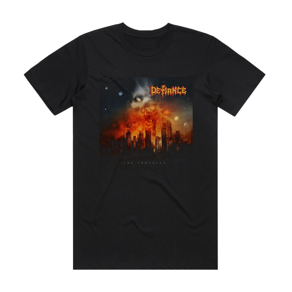 Defiance The Prophecy Album Cover T-Shirt Black